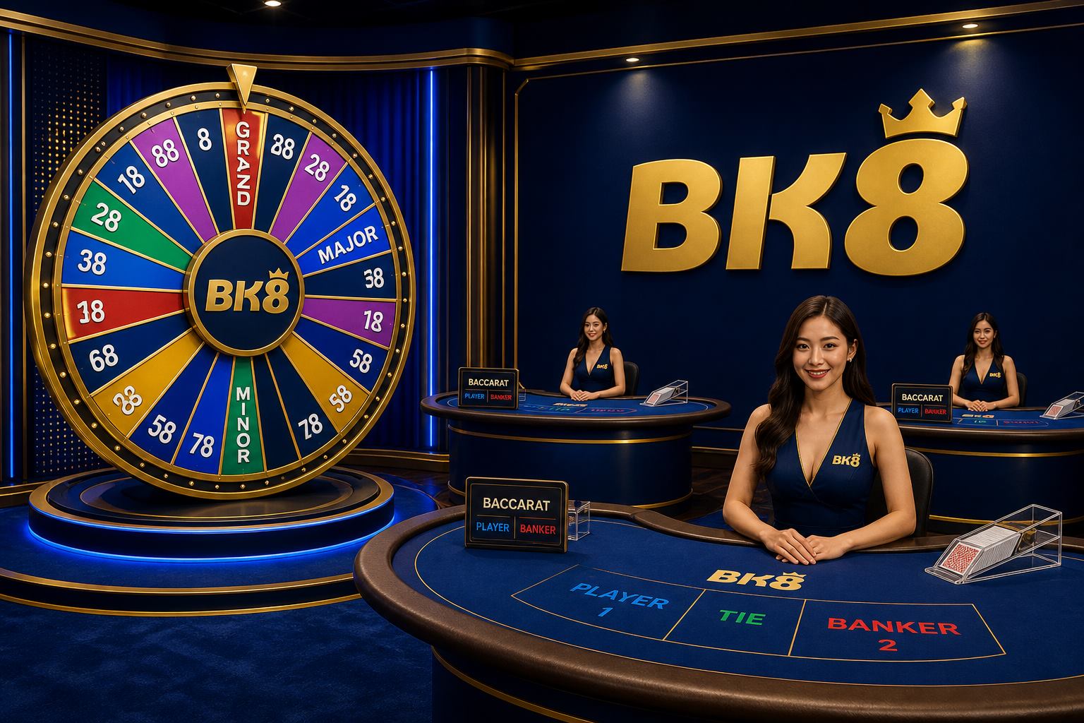 BK8 live casino studio