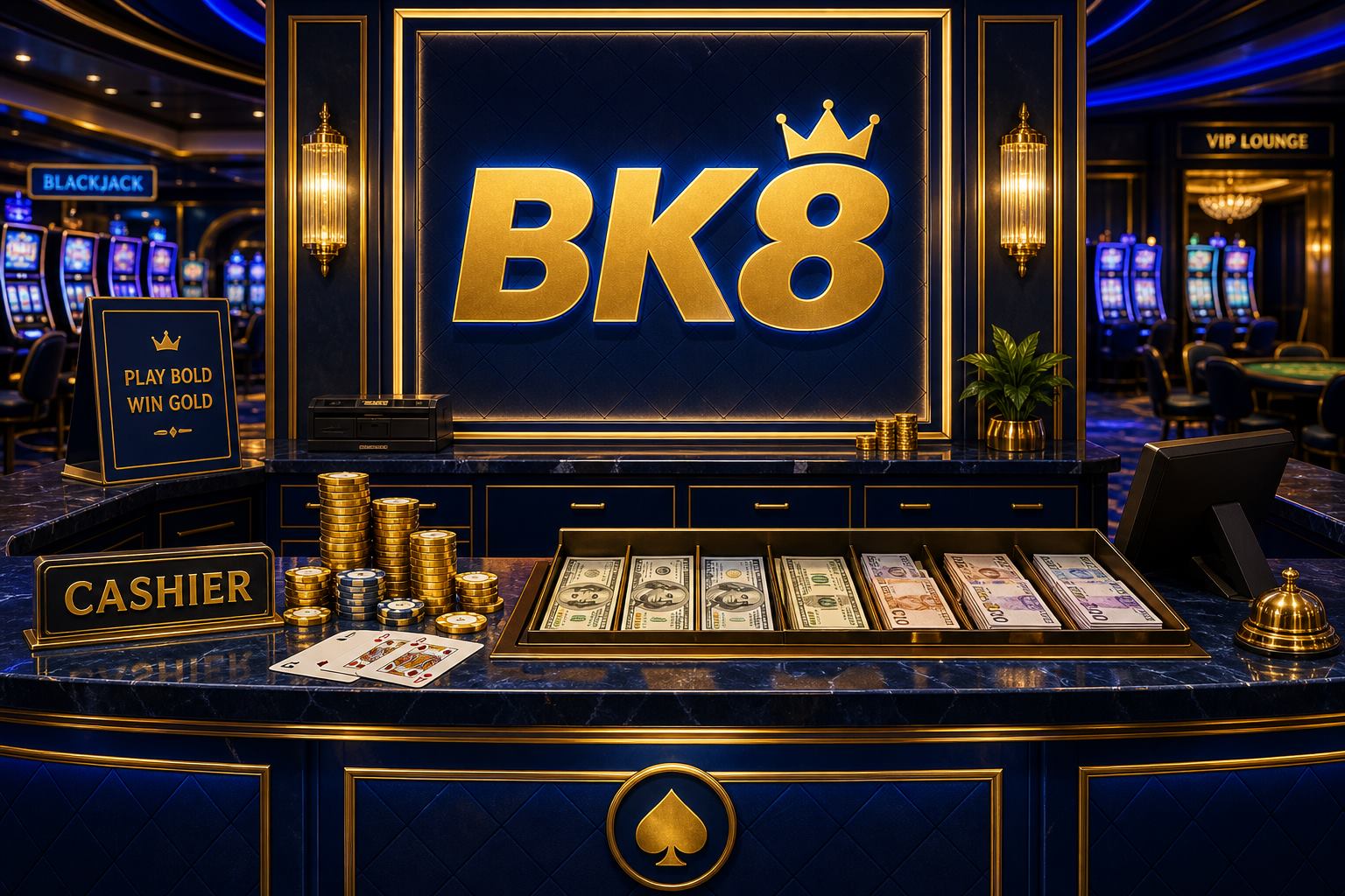 BK8 cashier desk